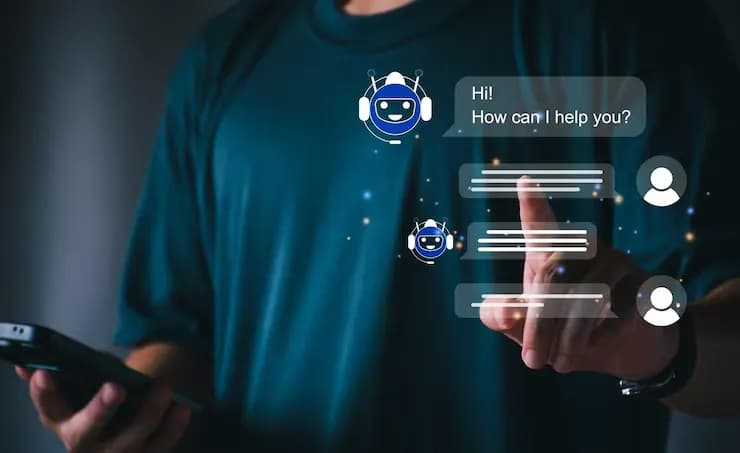 WhatsApp bot assisting customers